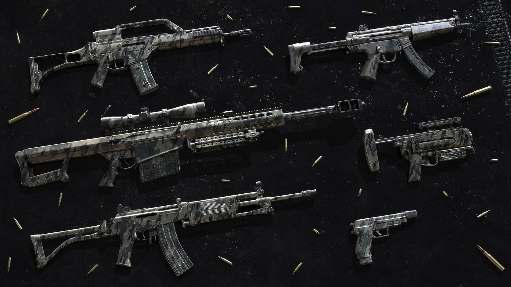 Insurgency Sandstorm Digital Splatter Weapon Skin Set Focus