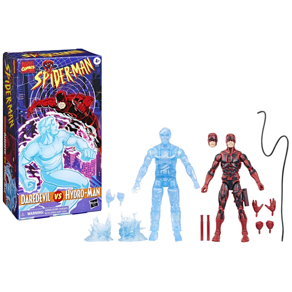 Marvel Legends Series Daredevil Hydro Man Spider Man The Animated