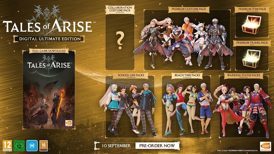 TALES OF ARISE ULTIMATE EDITION [PC Download] Store Bandai Namco ent.