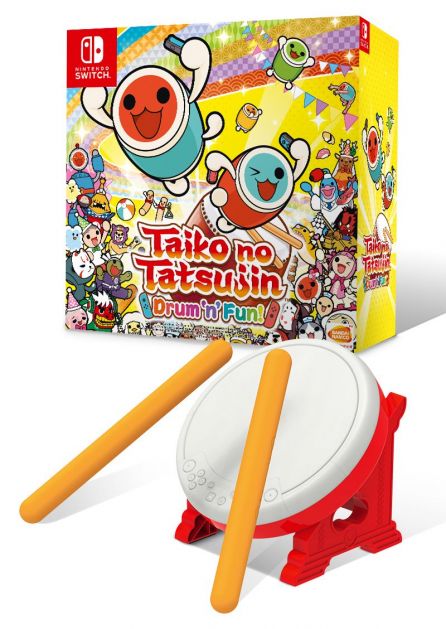 Taiko Drum Set Box - Switch Tatakon