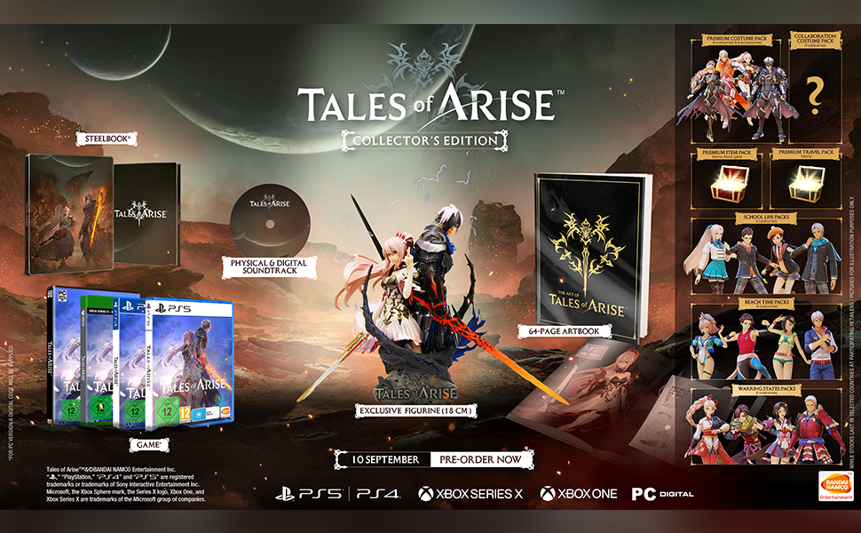 TALES OF ARISE - Collector's Edition [PS4] | Store Bandai Namco ent.