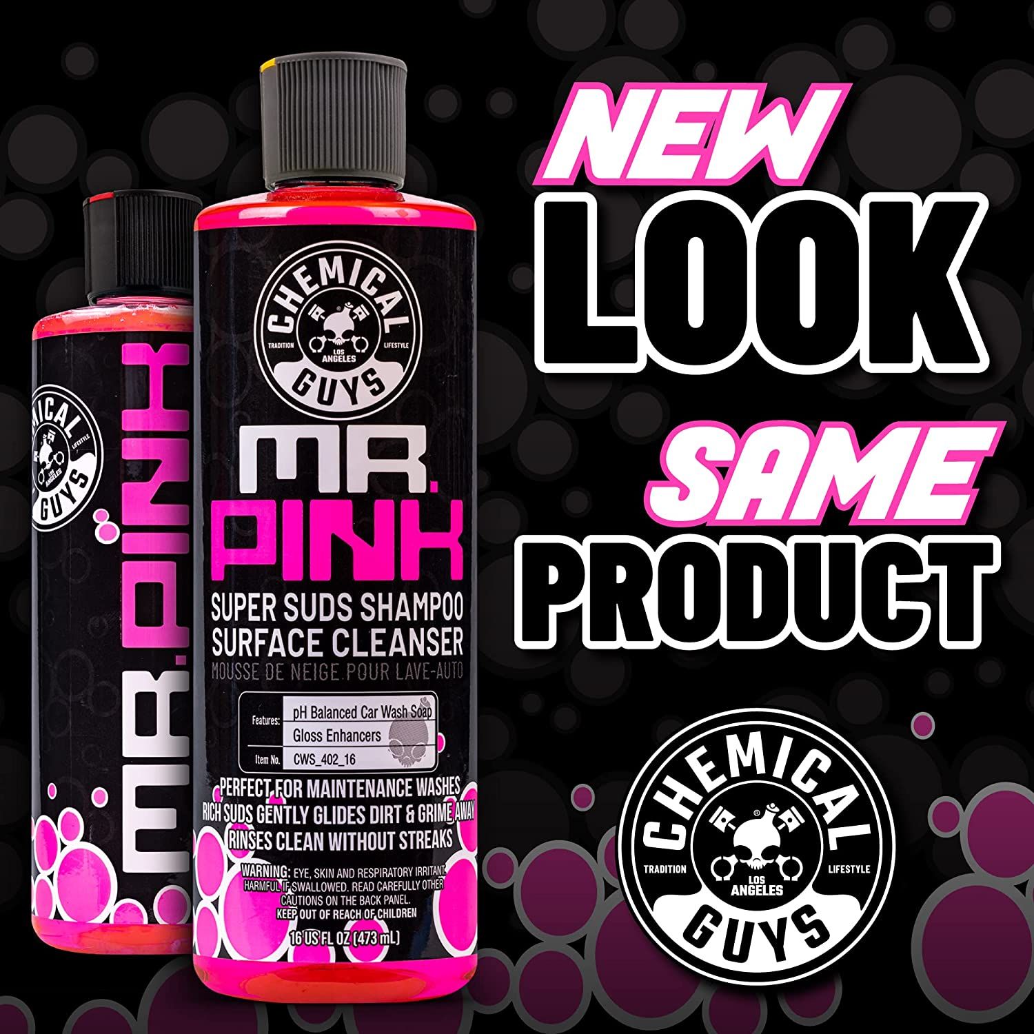 Chemical Guys Mr. Pink Super Suds Shampoo Superior Surface Cleanser