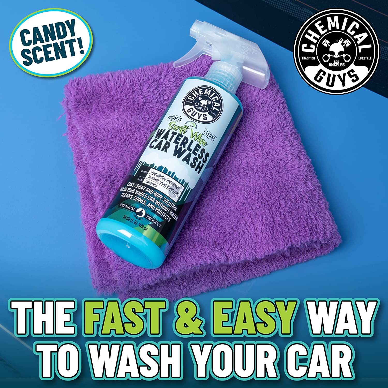 Swift Wipe Complete Waterless Car Wash Easy Spray & Wipe Formula