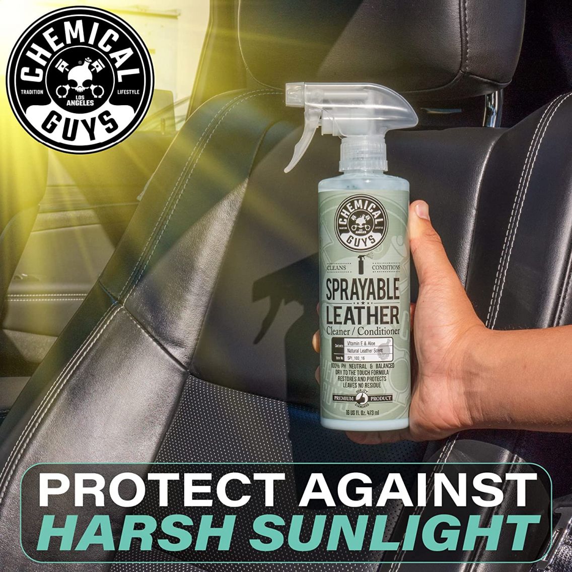 Sprayable Leather Cleaner & Conditioner In One | Chemical Guys ...