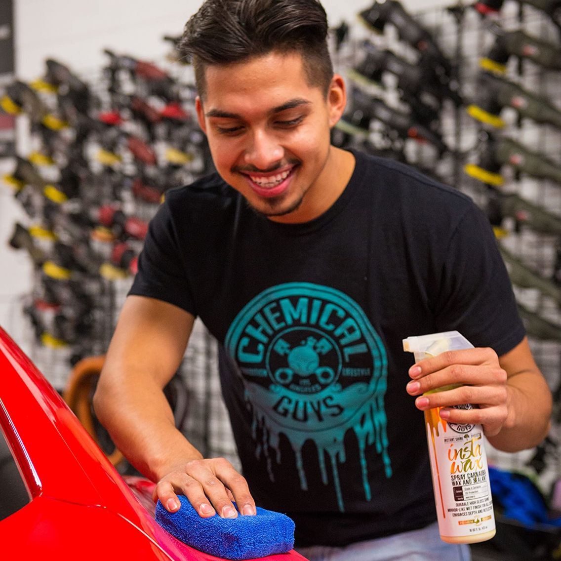 InstaWax Liquid Carnauba Shine and Protection Spray Chemical Guys Store