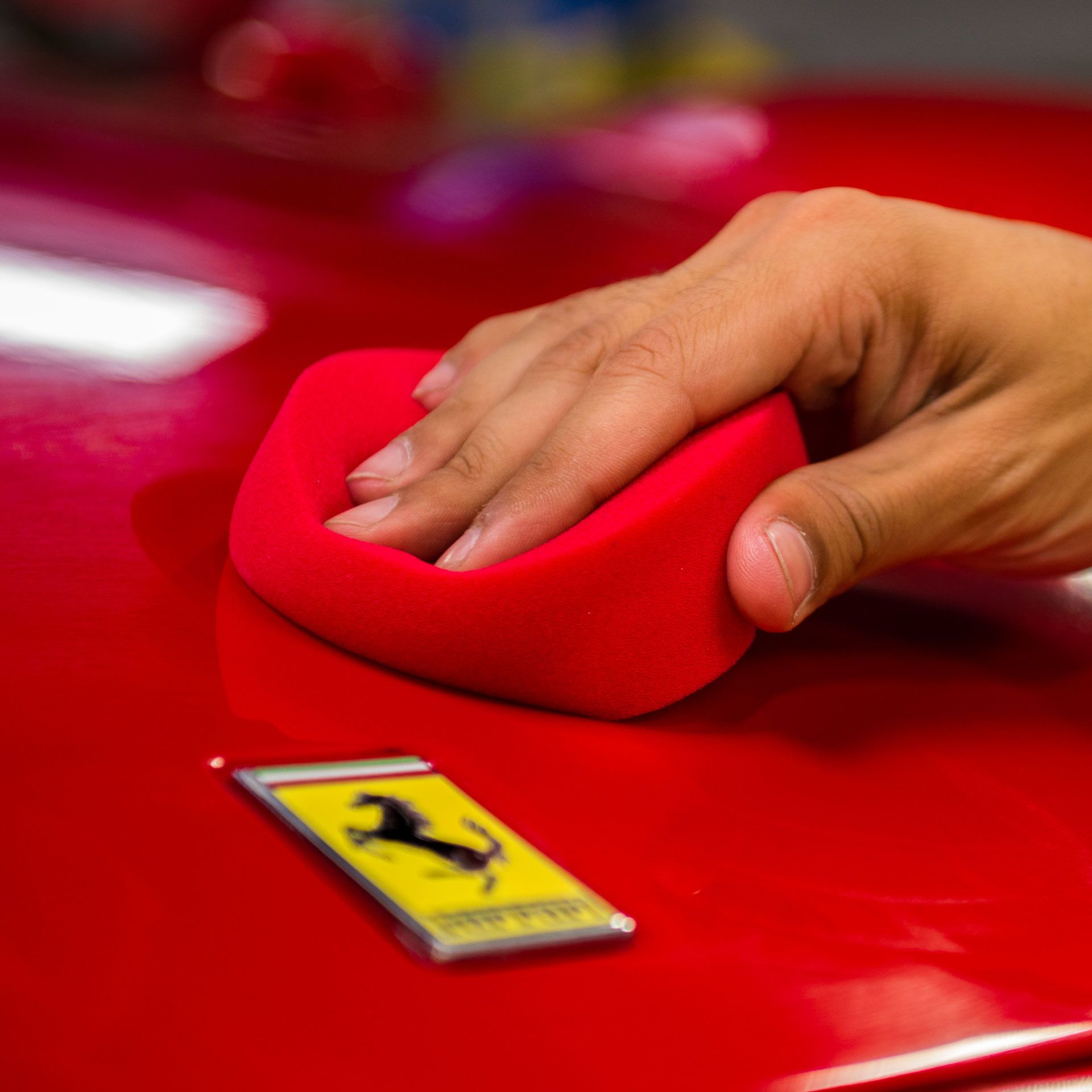 ProApplicator Durafoam Die Cut Applicator Pad Chemical Guys Store