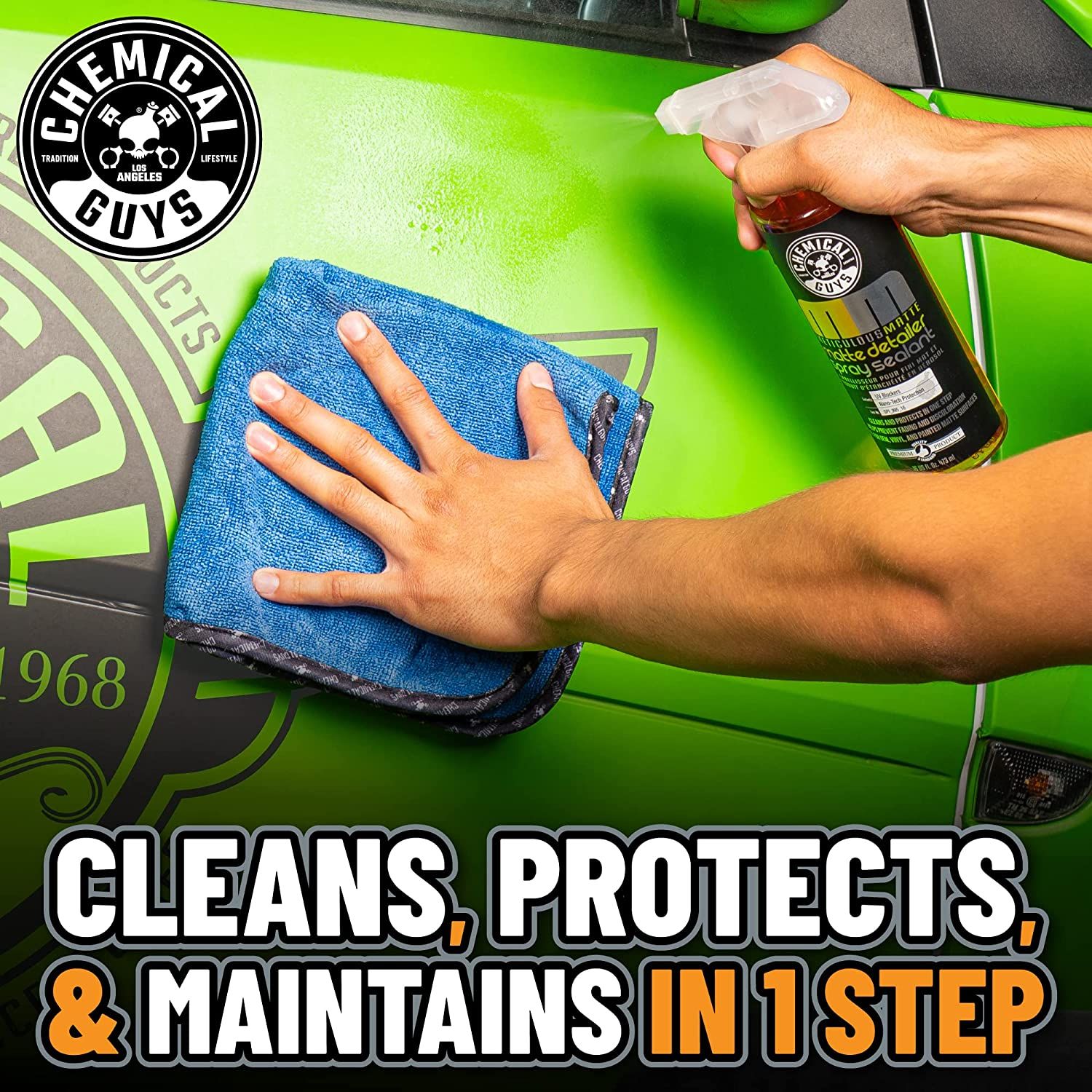 Chemical Guys Meticulous Matte Detailer & Spray Sealant 16oz + 2 Micro –  Detailing Connect