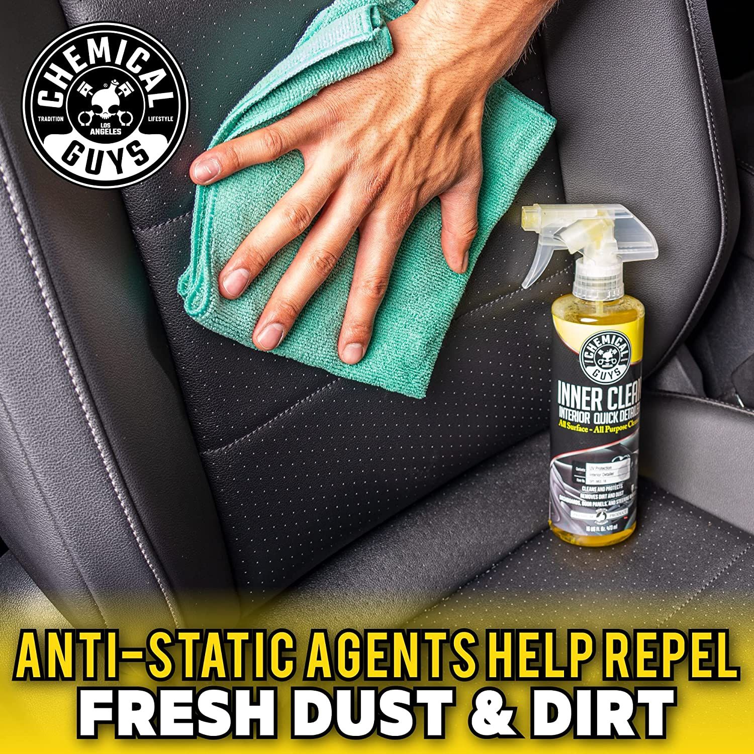 Chemical Guys Innerclean Interior Quick Detailer Protectant Gallon - CROP