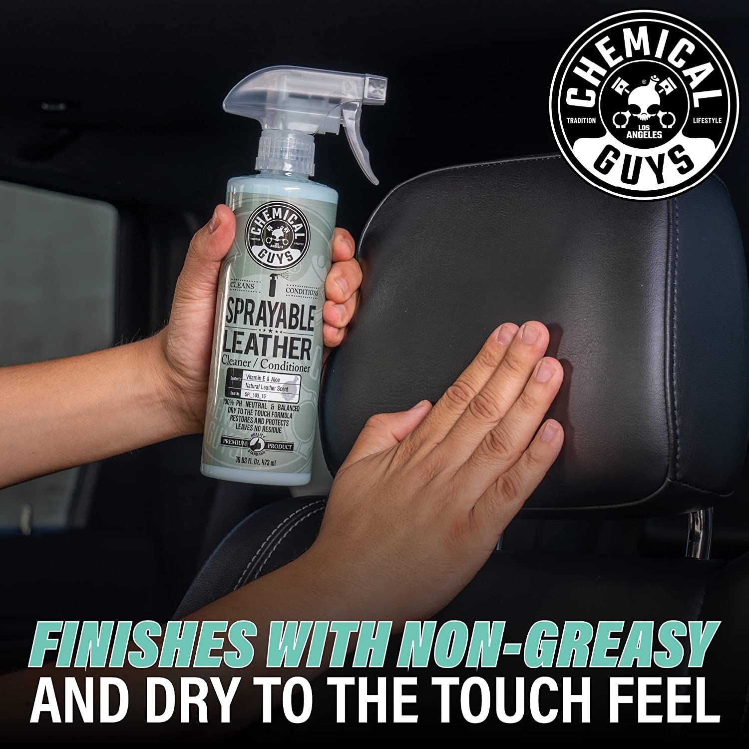 Sprayable Leather Cleaner & Conditioner In One | Chemical Guys ...