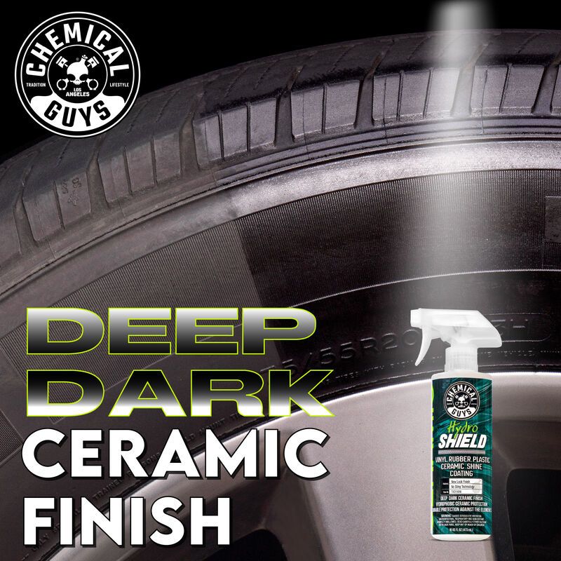 HydroShield Vinyl, Rubber, Plastic Ceramic Shine Coating Chemical