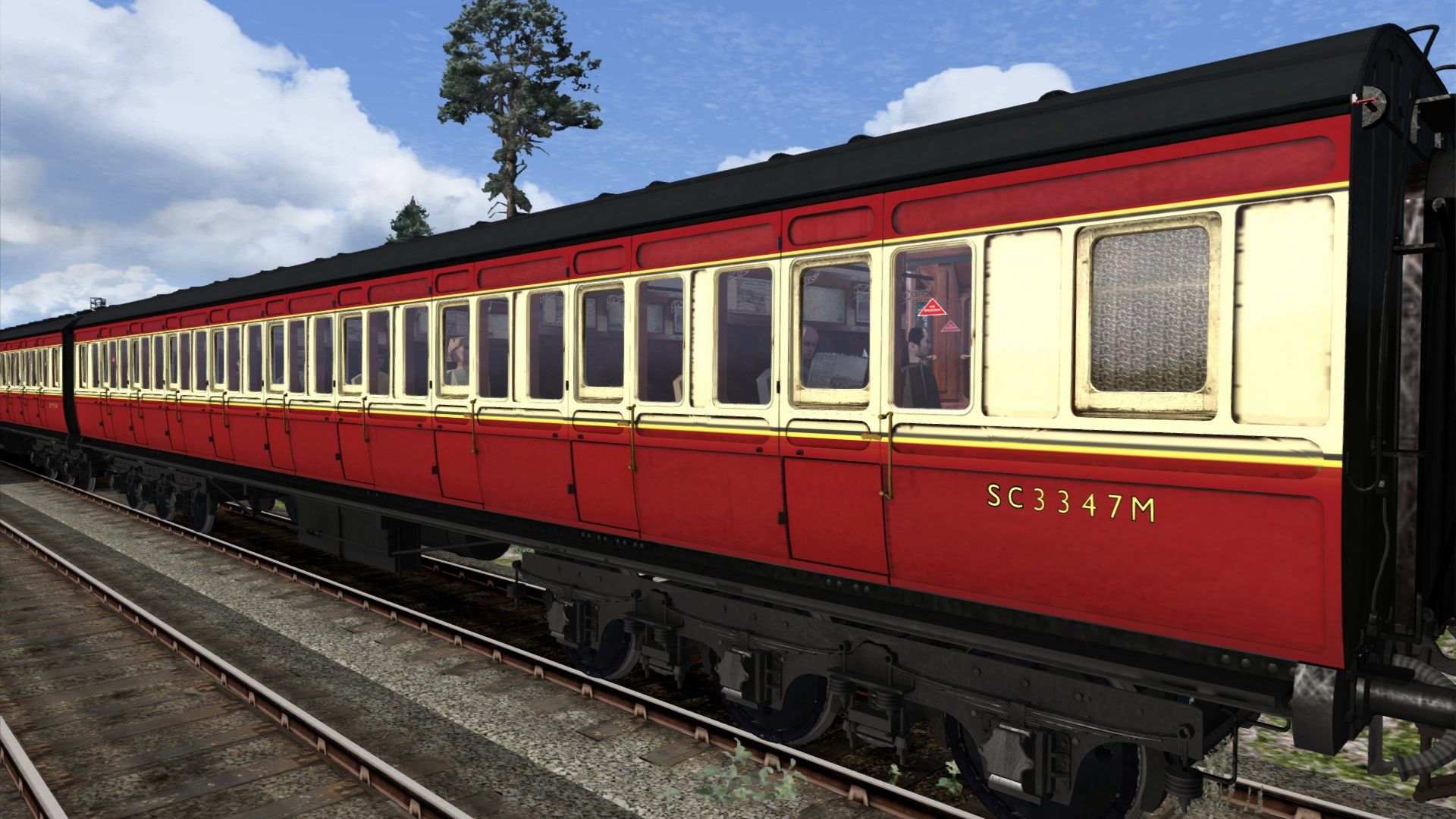 Caledonian Railway 65ft Grampian Br Crimson Cream Coach Pack Add On Dovetai...
