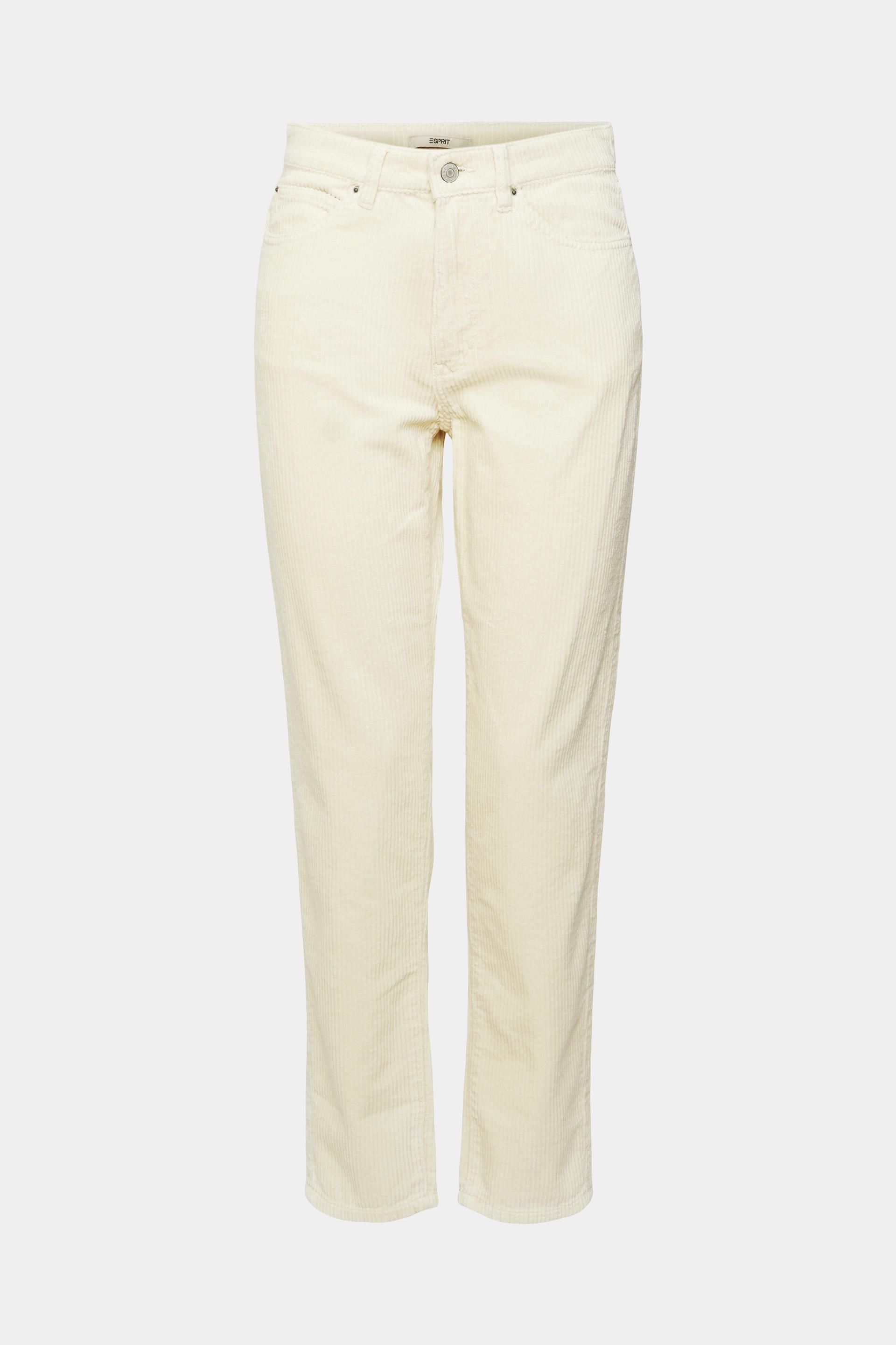 Cord trousers  Esprit Store