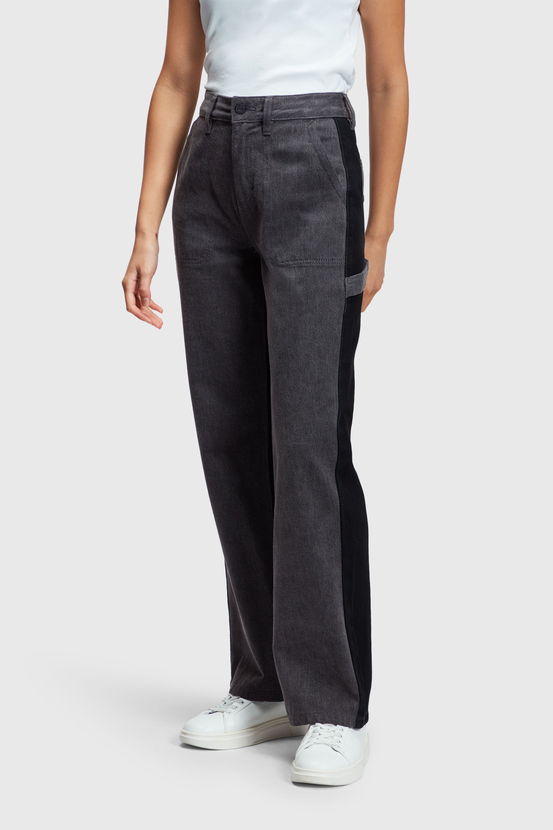 90s straight leg workwear jeans | Esprit Store