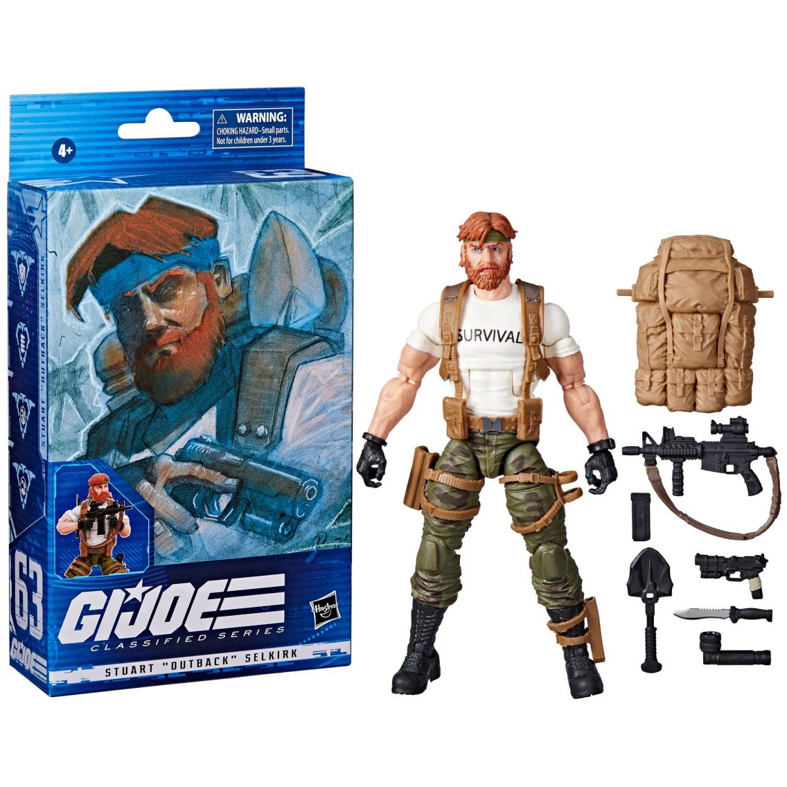 MOC 1988 Hasbro G.I. Joe ARAH Night Force Outback and