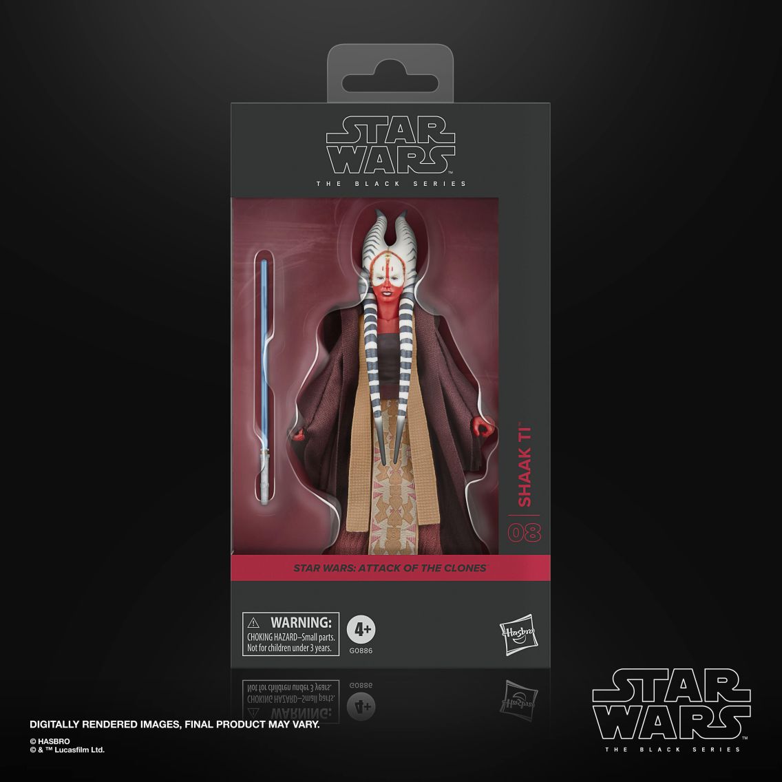 新品 正規品 SHAAK TI 　シャックティ STARWARS STAR WARS The Black Series Shaak Ti, Attack of The Clones 6