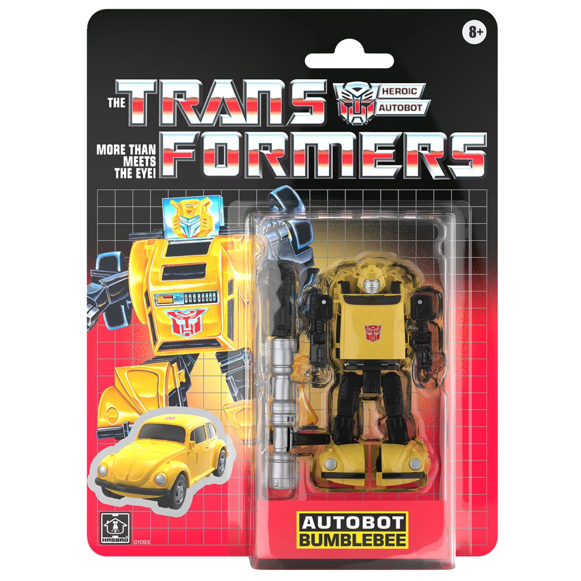 Transformers Toys Retro G1 Autobot Bumblebee Toy 5 inch Action Figure For Boys And Girls Ages 8 And Up Hasbro Pulse