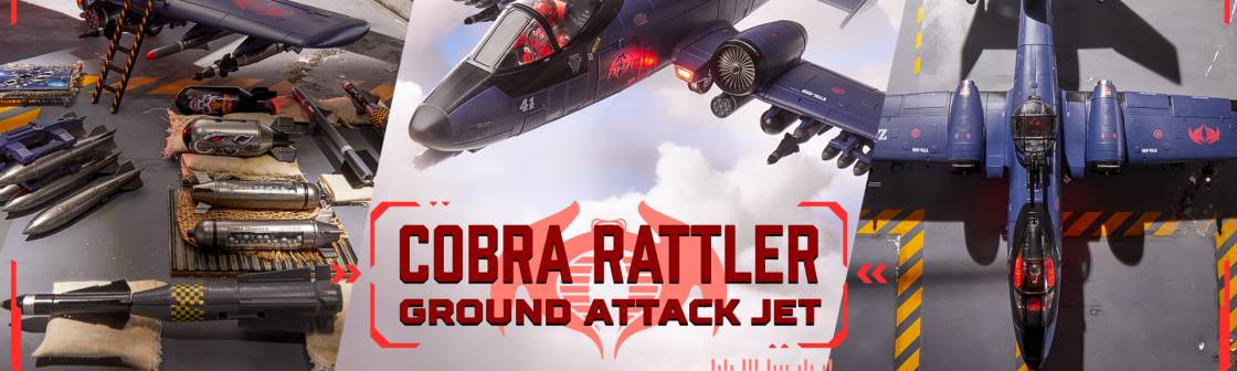 G.I. Joe Classified Series: Cobra Rattler Ground Attack Jet