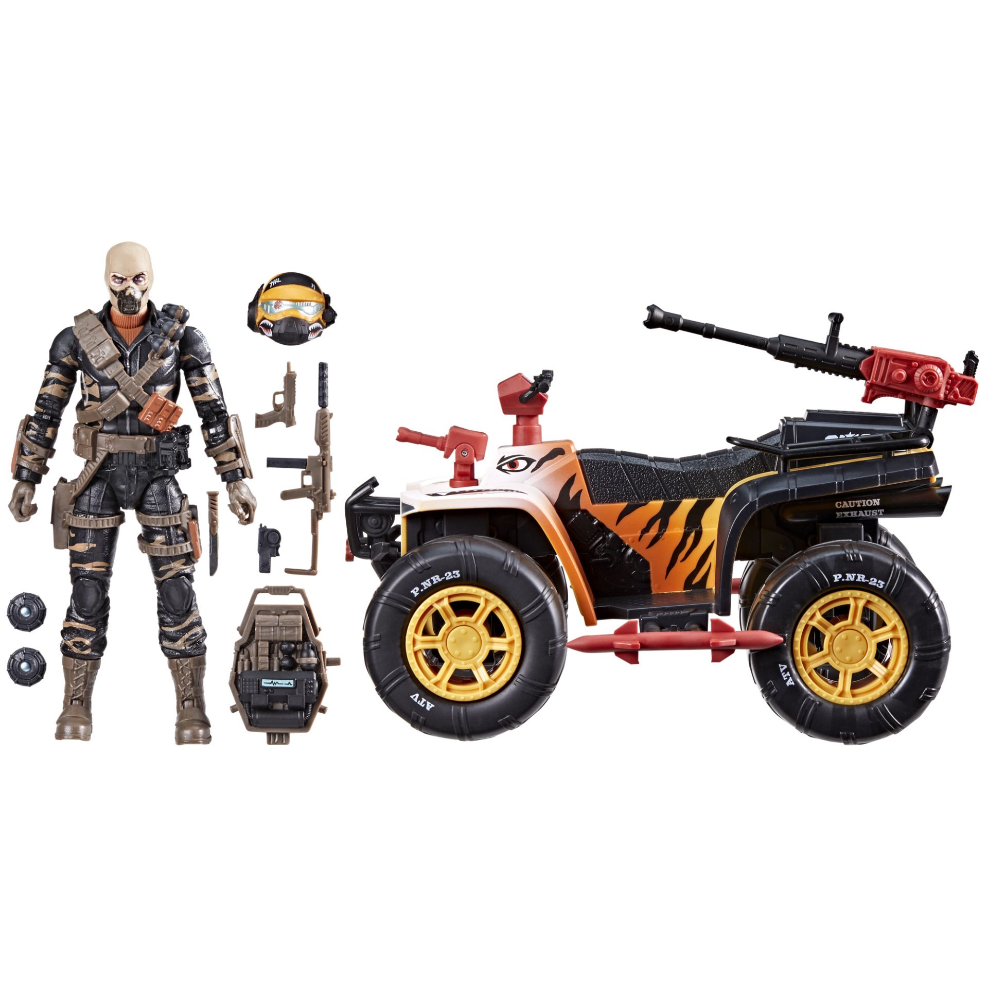 G.I. Joe Classified Series #137, Tiger Force Wreckage & Tiger Paw ATV,  Vehicle and Collectible 6 Inch Action Figure Set | Hasbro Pulse