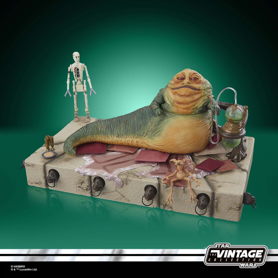 Star Wars The Vintage Collection Jabba the Hutt, Star Wars: Return of the  Jedi 3.75 Inch Collectible Action Figure Set | Hasbro Pulse