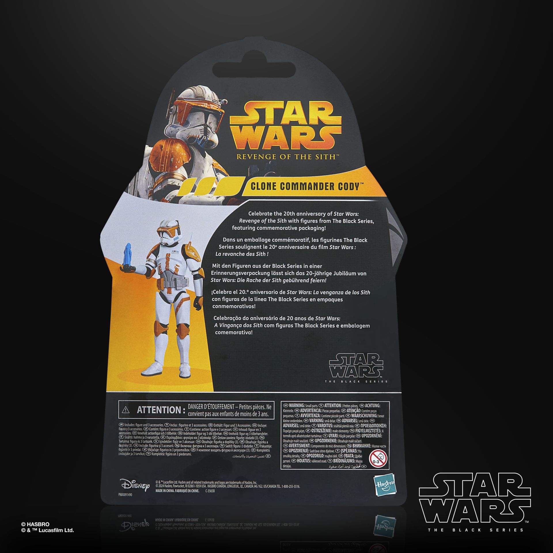 Star Wars The Black Series Clone Commander Cody, Star Wars Revenge of