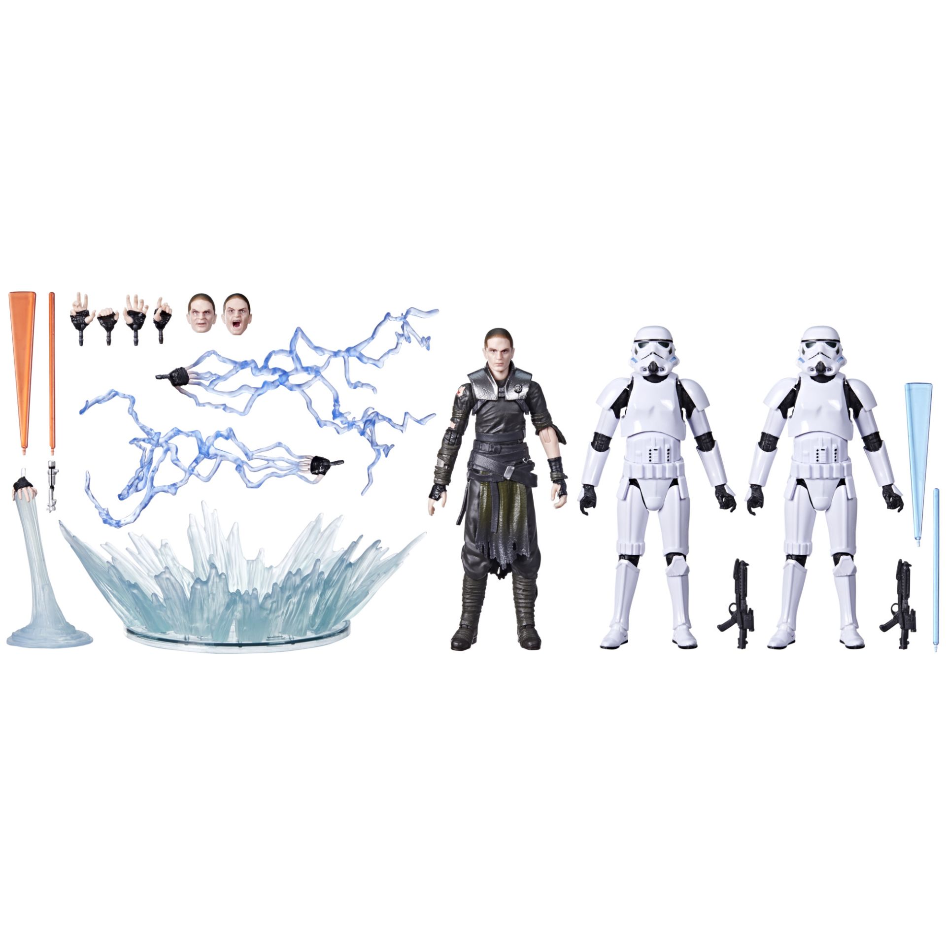 Star Wars The Black Series Starkiller & Stormtroopers, Star Wars: The Force  Unleashed 6-Inch Collectible Action Figures 3-Pack, Ages 4 and Up