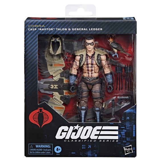 G.I. Joe Classified Series #139 - Raptor Talon & General Ledger - Action Figure 15 Cm Con Ali E 7 Accessori