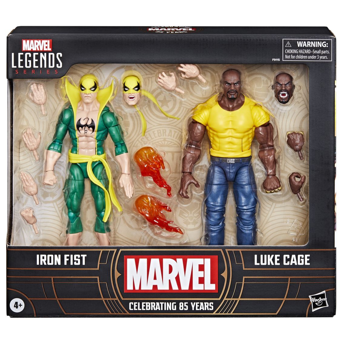 Marvel Legends Series Iron Fist and Luke Cage, Marvel 85th Anniversary ...