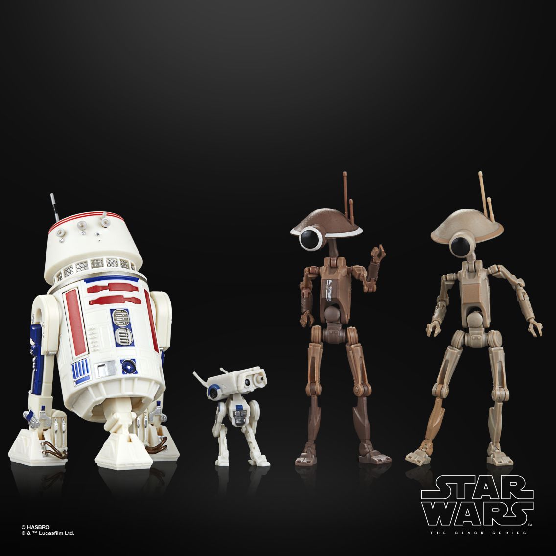 Star Wars The Black Series R5-D4, BD-72 & Pit Droids, Star
