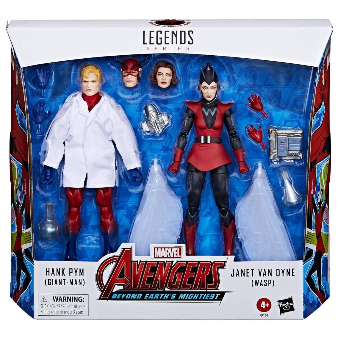 Marvel Legends Series Hank Pym (giant-man) And Janet Van Dyne (wasp 