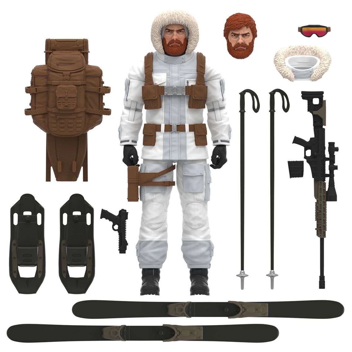 G.I. Joe Classified Deluxe Snow Job Custom Detailed with orders Artic B.A.T. figure