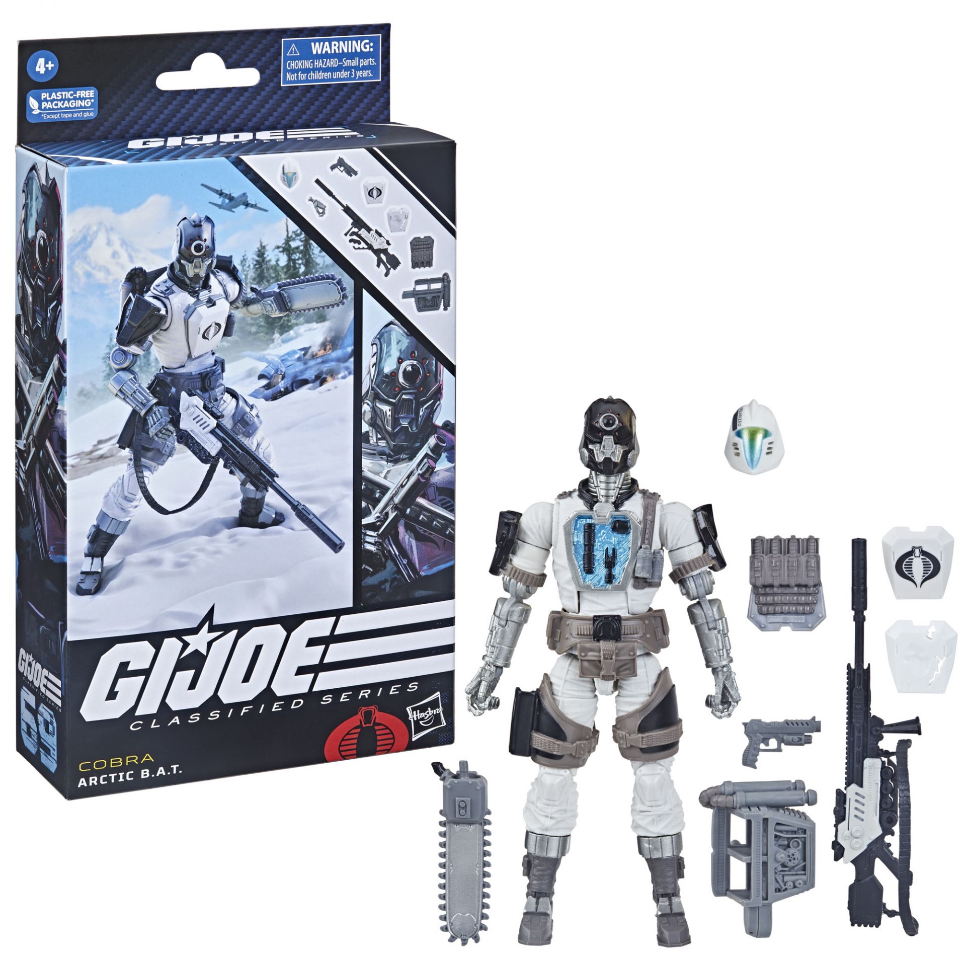 Hasbro Pulse G.I. Joe Classified Series 069 Cobra Arctic B.A.T. 6" Action Figure - NEW