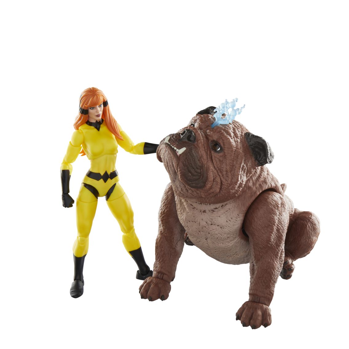 Marvel Legends Series Marvel's Crystal and Lockjaw, Deluxe Comics