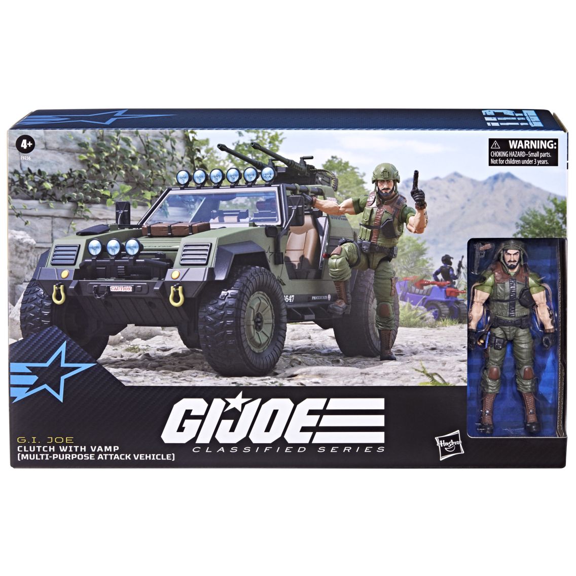 G.I. Joe Classified Series #112, Clutch with VAMP (Multi-Purpose Attack  Vehicle), Collectible 6 Inch Action Figure and vehicle with accessories |  Hasbro Pulse