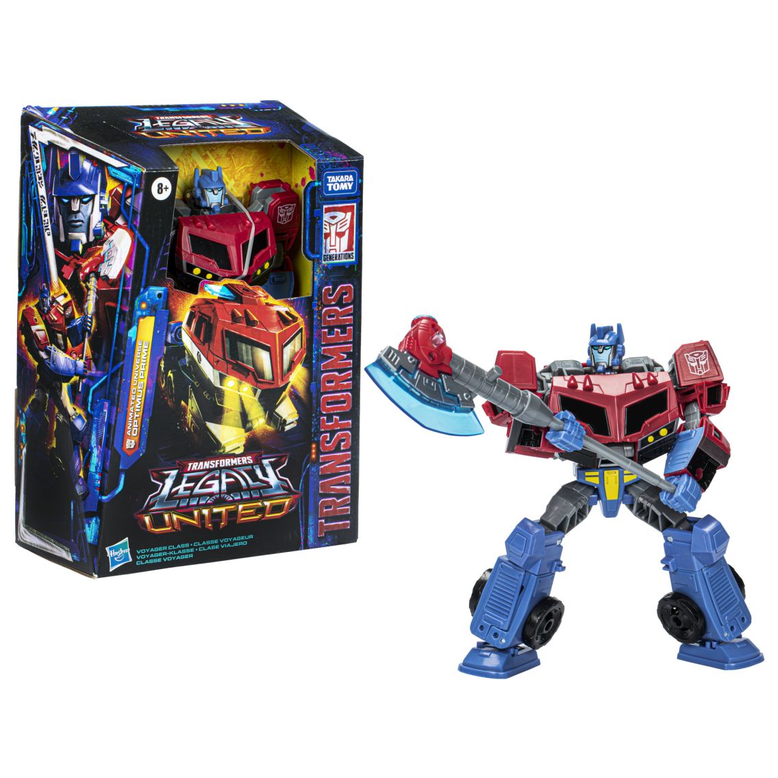 Transformers Legacy United Voyager Class Animated Universe Optimus