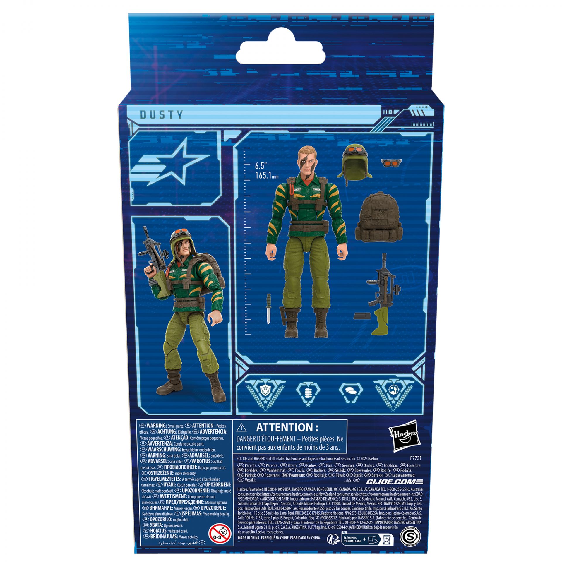 G.I. Joe Classified Series Tiger Force Dusty, Collectible G.I. Joe