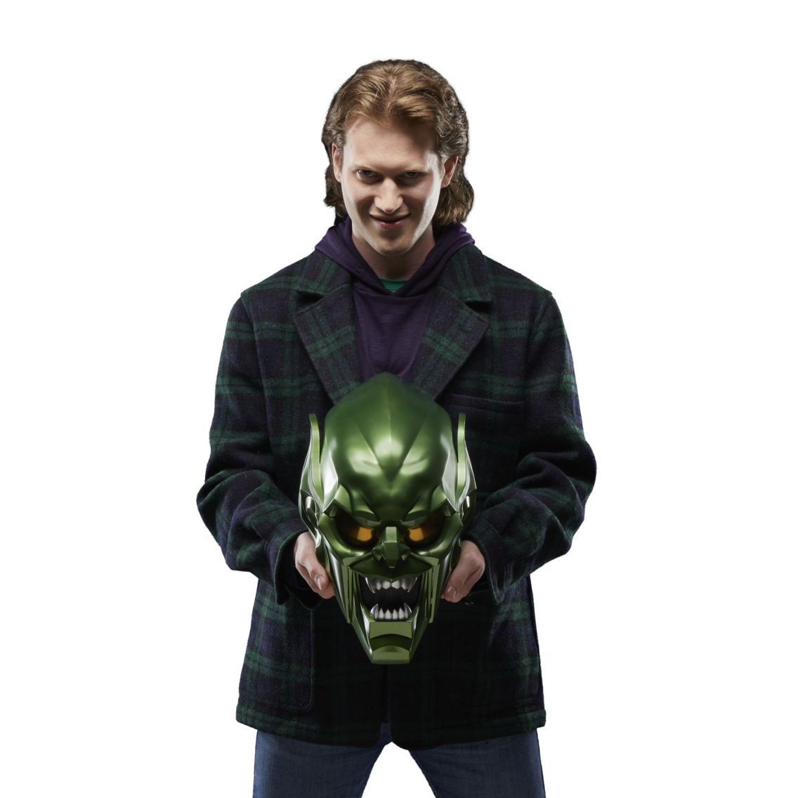 Marvel Legends Series Green Goblin Premium Roleplay Helmet, SpiderMan No Way Home Adult