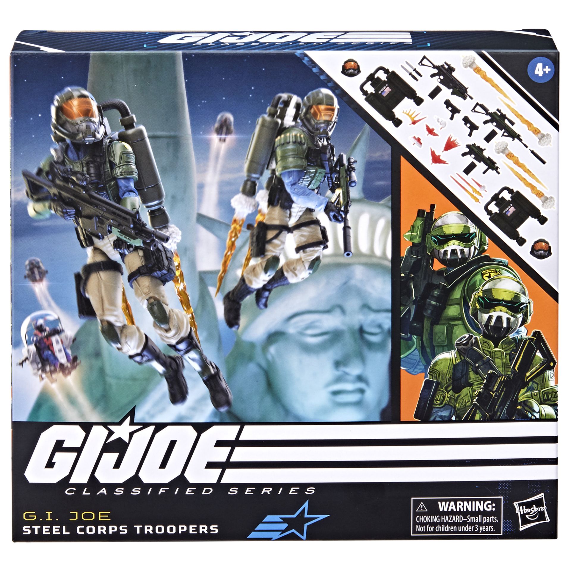 G.I. Joe Classified Series Steel Corps Troopers, Collectible G.I. Joe ...