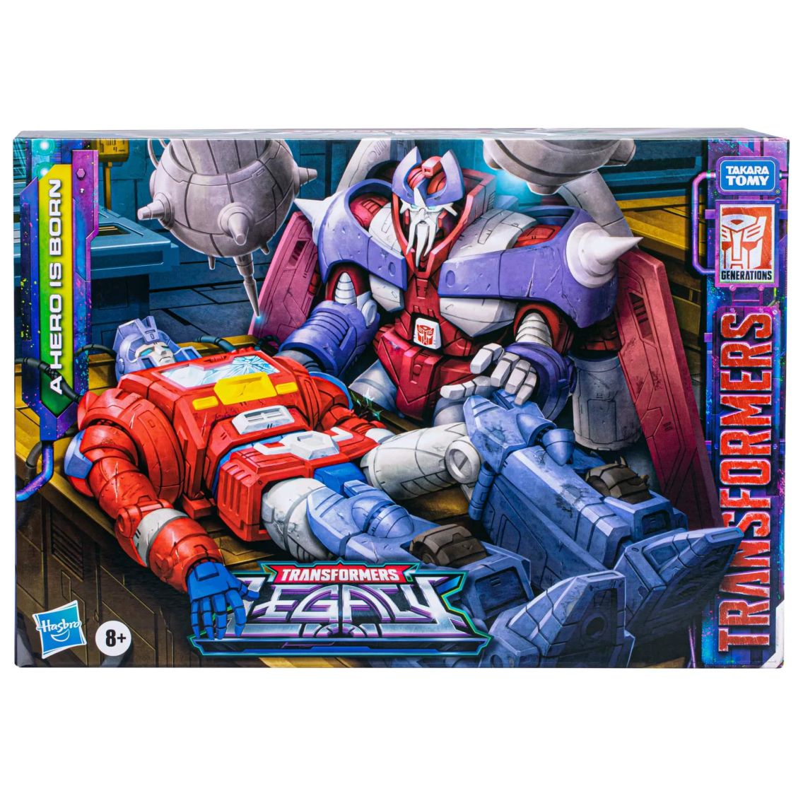 Transformers Toys Generations Transformers: Legacy A Hero is Born 2-Pack  Deluxe Orion Pax and Voyager Alpha Trion Figures - Ages 8 and Up | Hasbro  Pulse