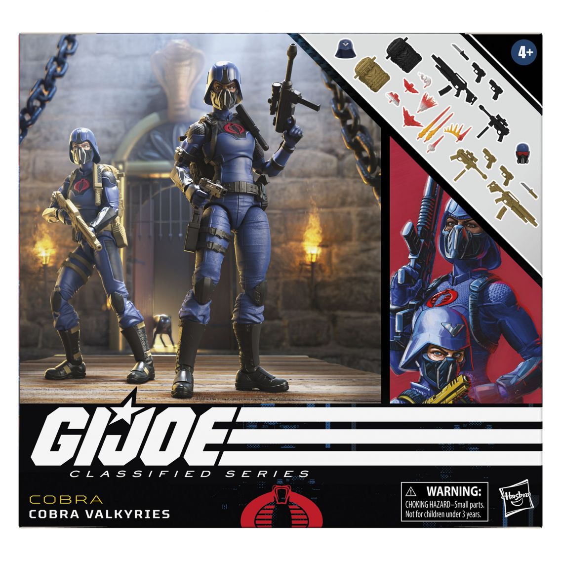 欲しいの G.I. Joe Classified Series Cobra Valkyries, Deluxe Pack of 2 ミリタリー