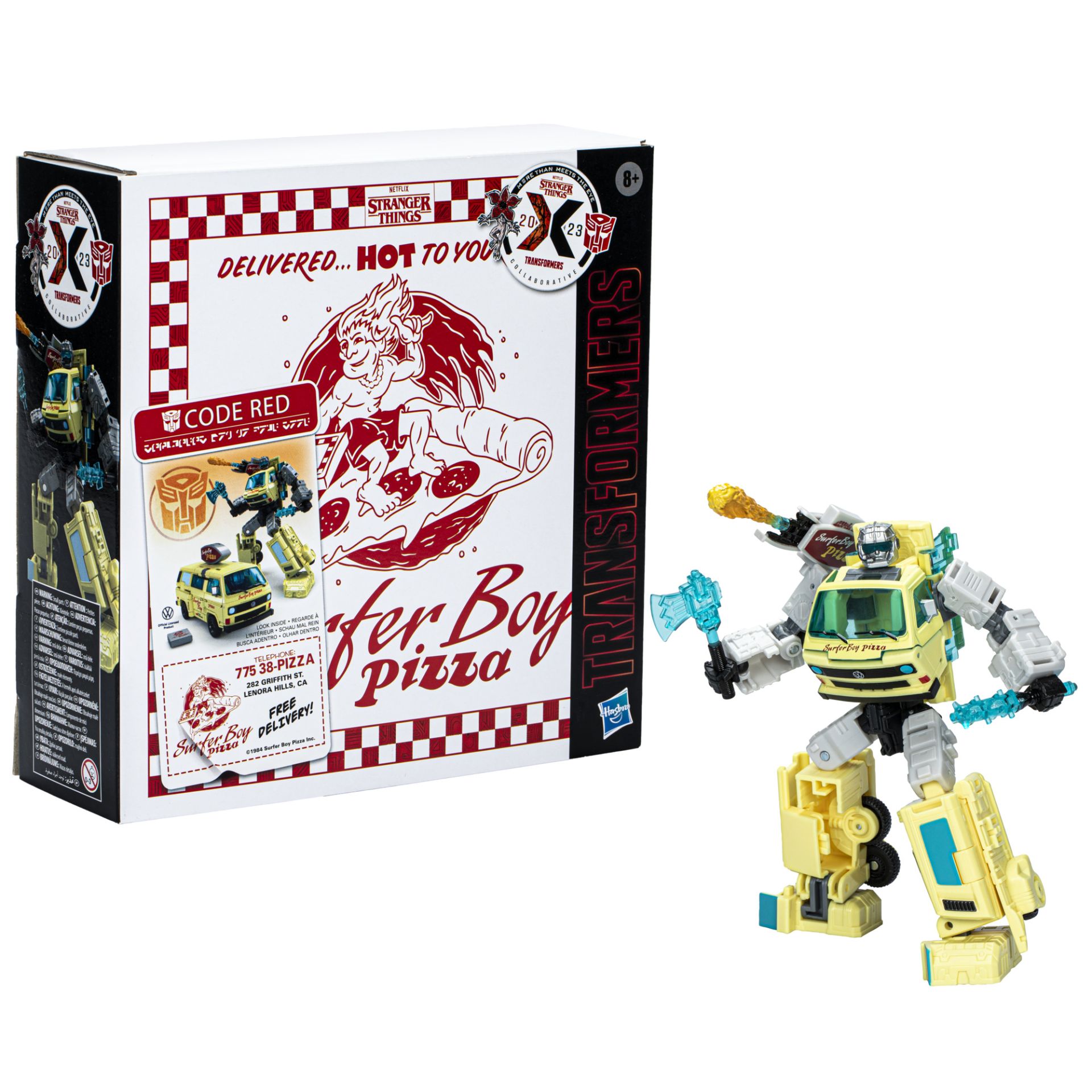 Transformers Collaborative Stranger Things X Transformers Toy Code Red 