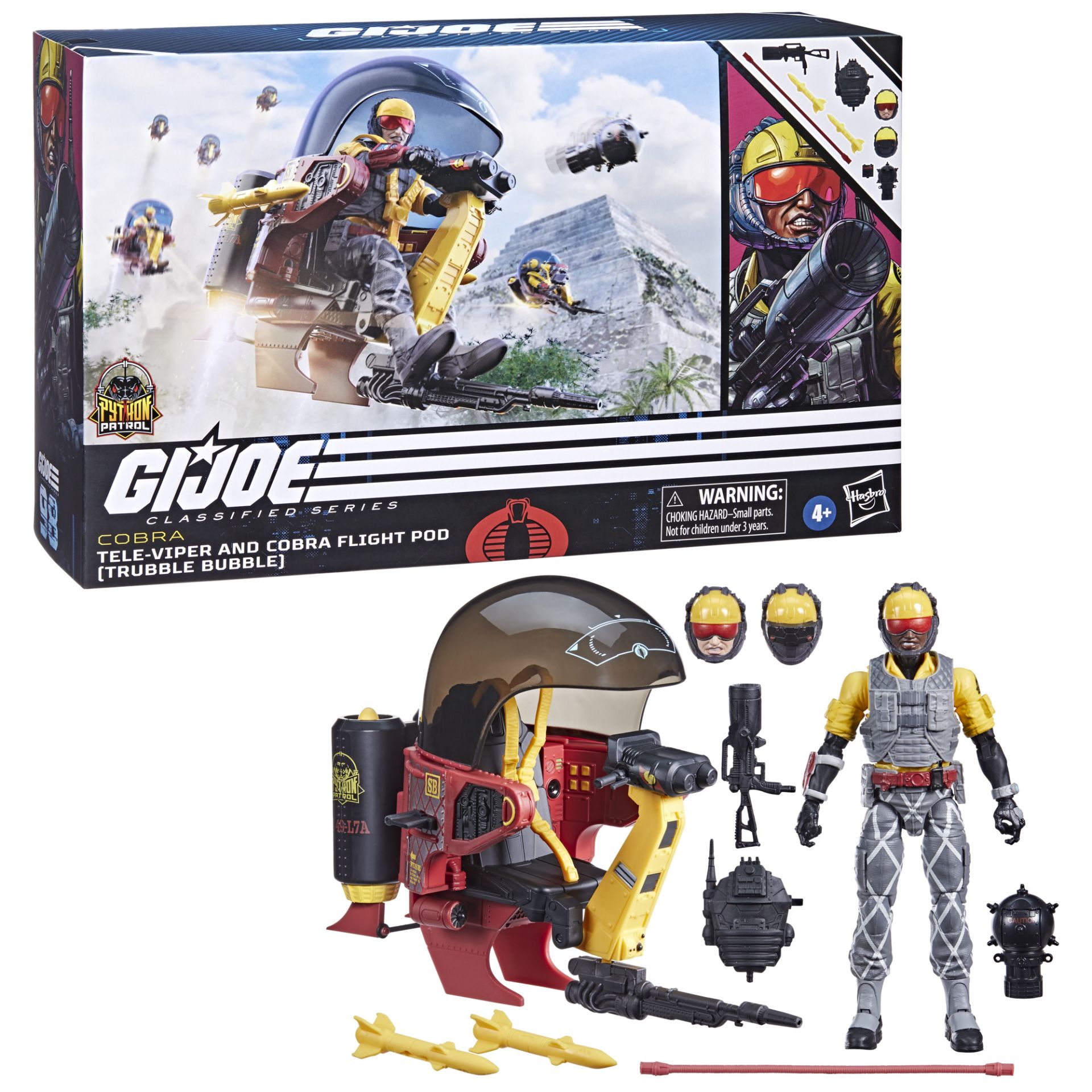 G.I. Joe Classified Series Python Patrol Tele-Viper & Cobra Flight 