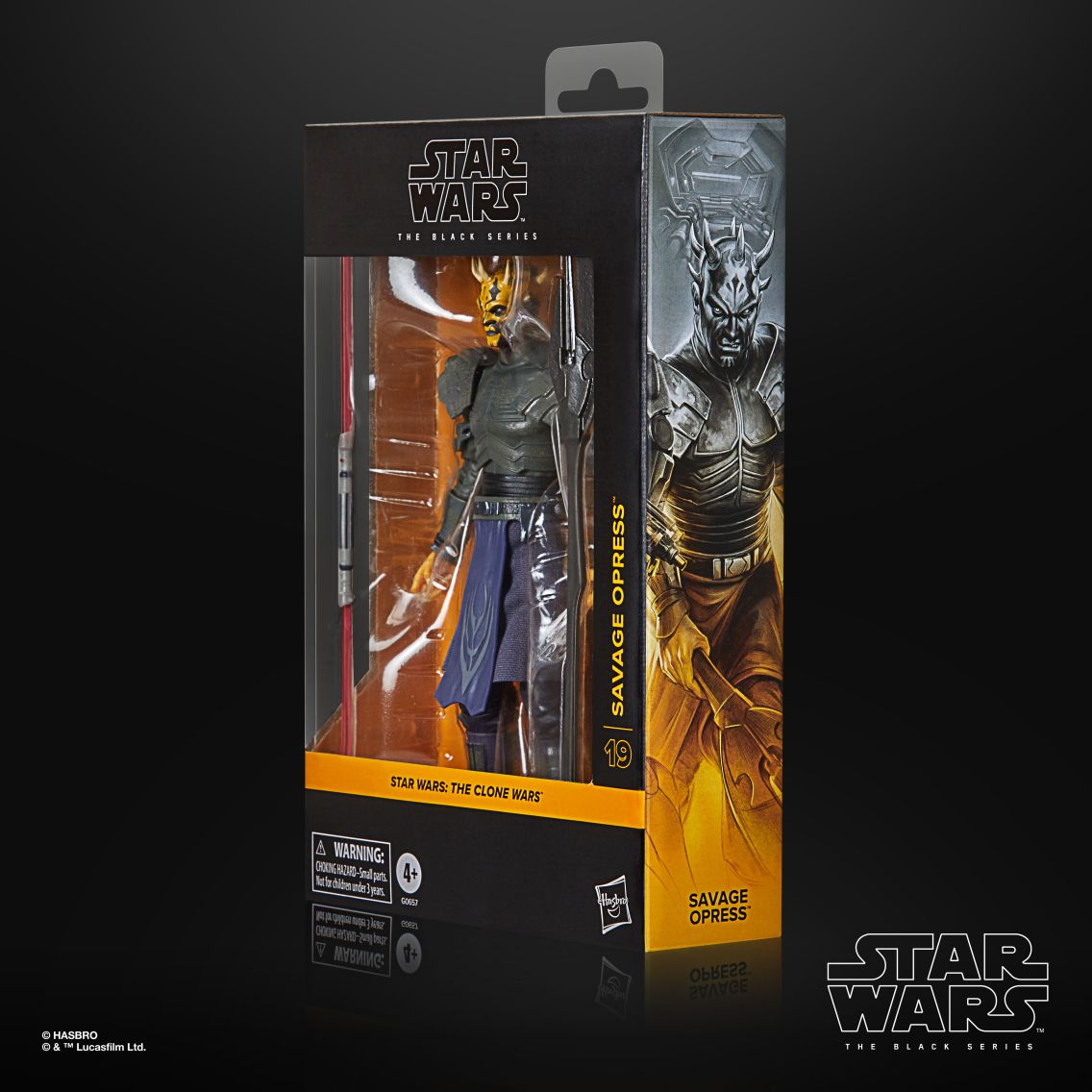 Star Wars Black Series Savage Opress Figure - 6 Inch Clone Wars Collectible With Lightsaber