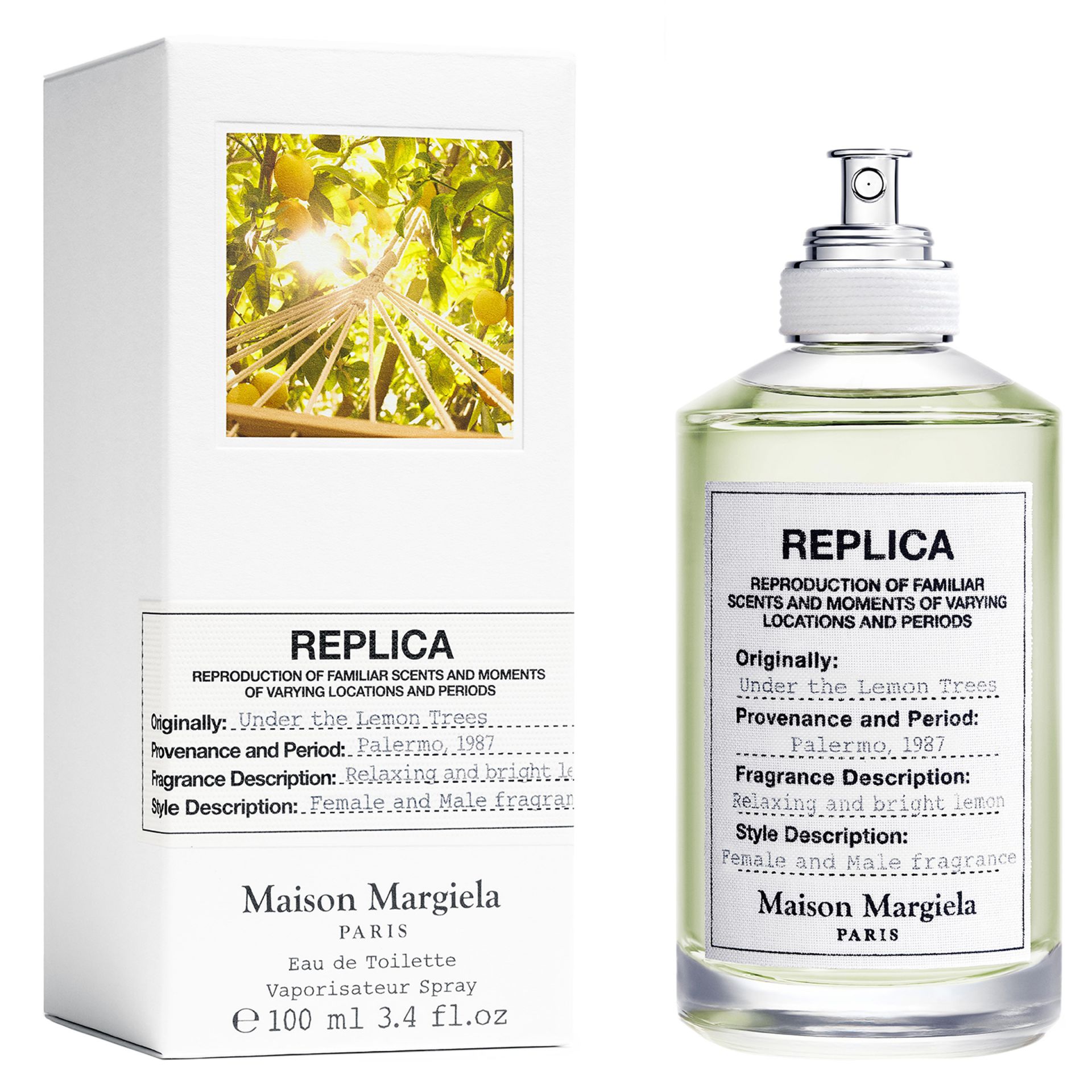 replica under the lemon trees eau de toilette