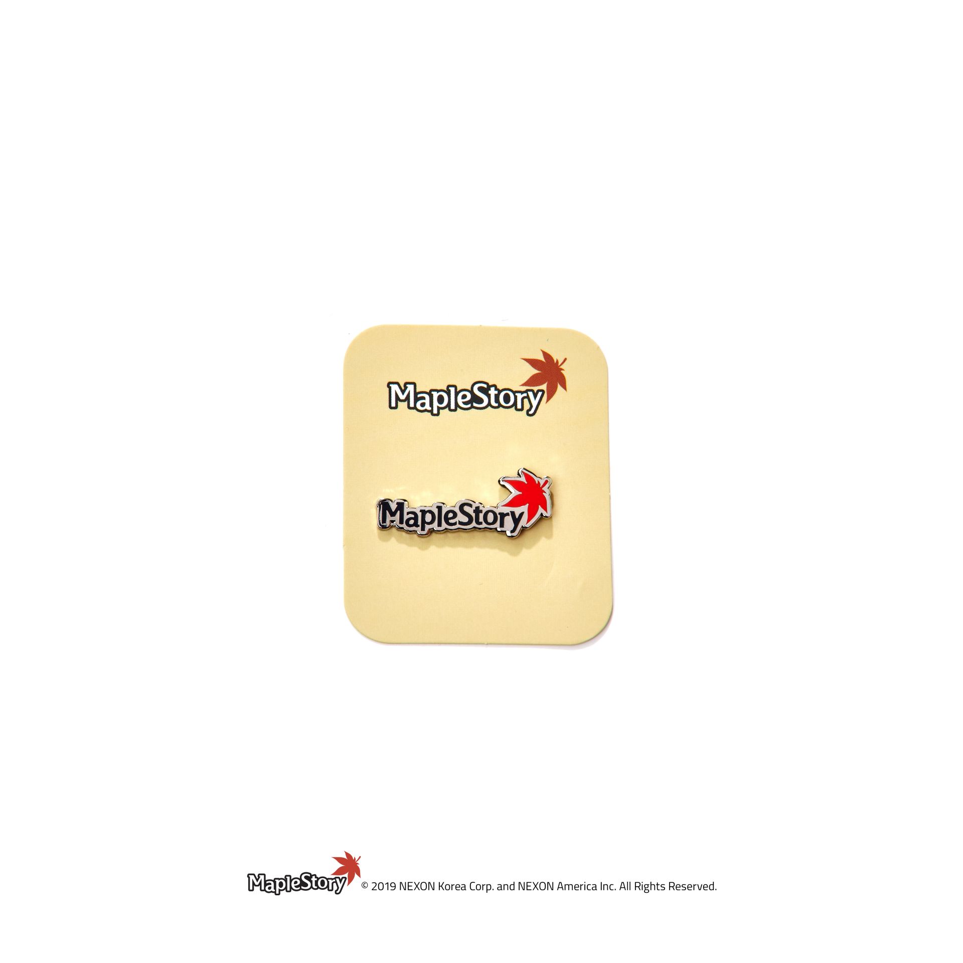 MapleStory Logo Pin MapleStory