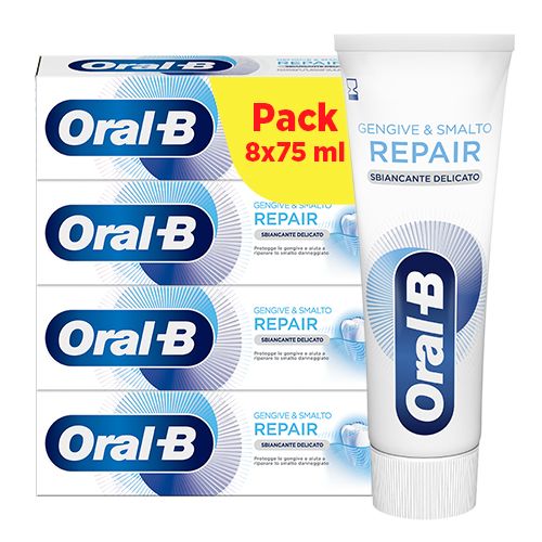 Oral-B Dentifricio Gengive & Smalto 75ml X8