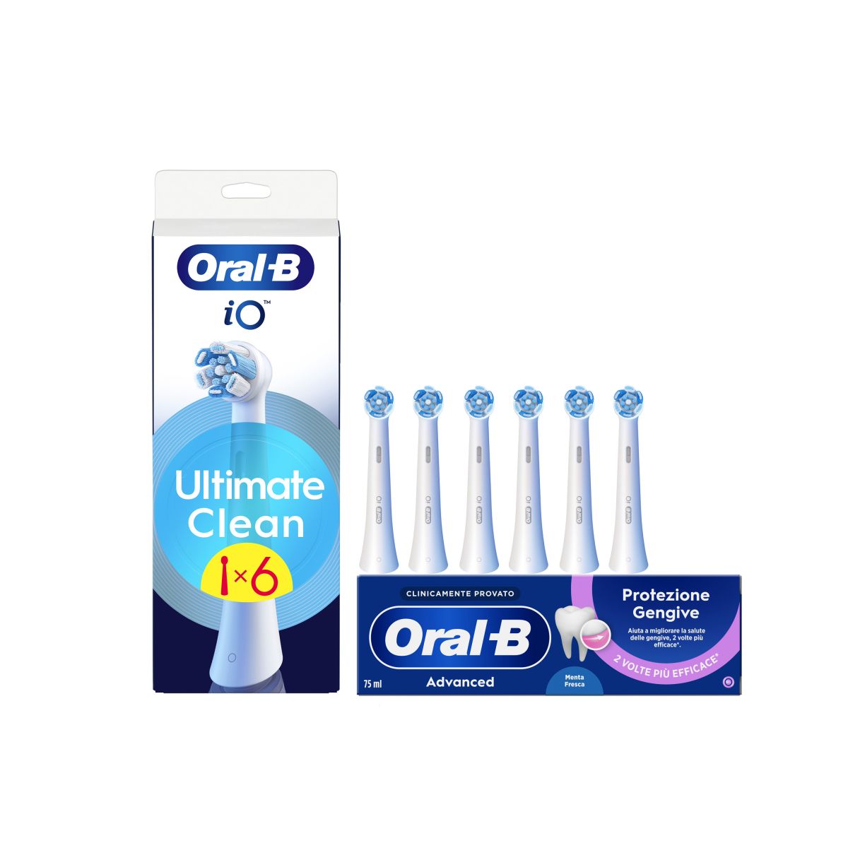 Oral-B IO Testine Di Ricambio Ultimate Clean Colore Bianco 2 - Foto 4