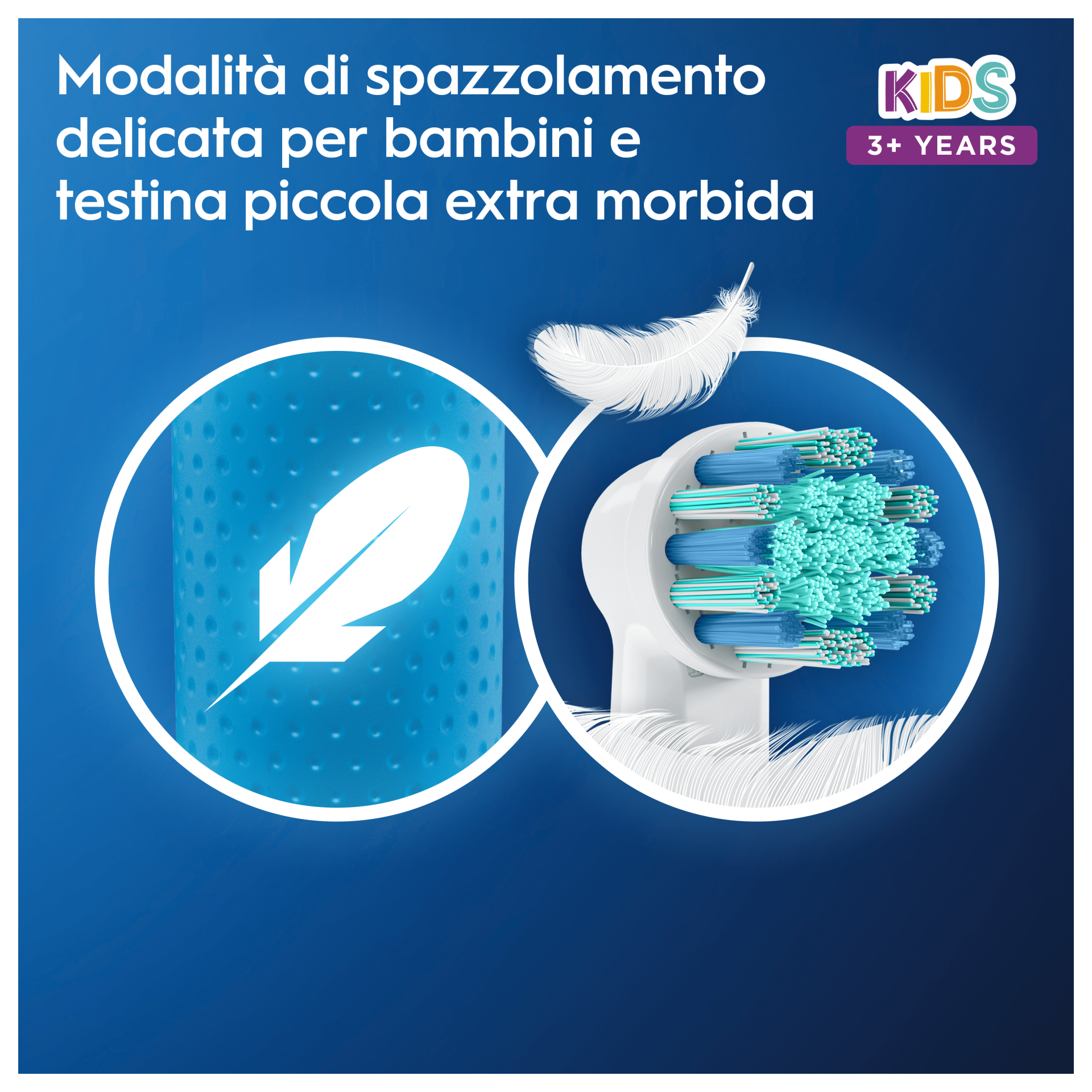 Oral-B Spazzolino Elettrico Kids Frozen II + Oral-B Testine Di Ricambio  Kids Frozen confezione da 4