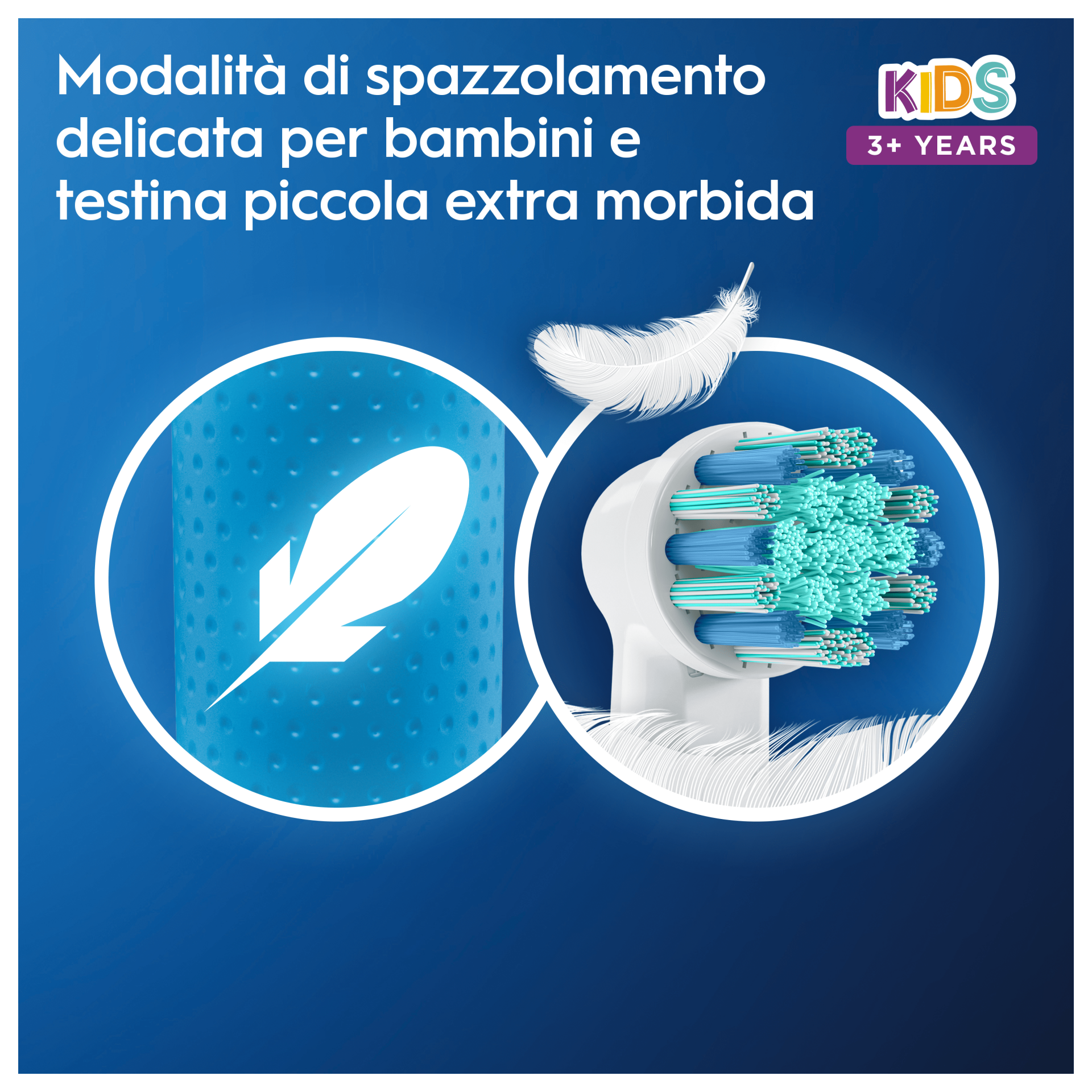 Oral-B Disney Frozen, Testine Spazzolino Elettrico, Confezione da 4 pezzi,  Ideale per denti e gengive sensibili, dai 3 anni in su : : Salute  e cura della persona