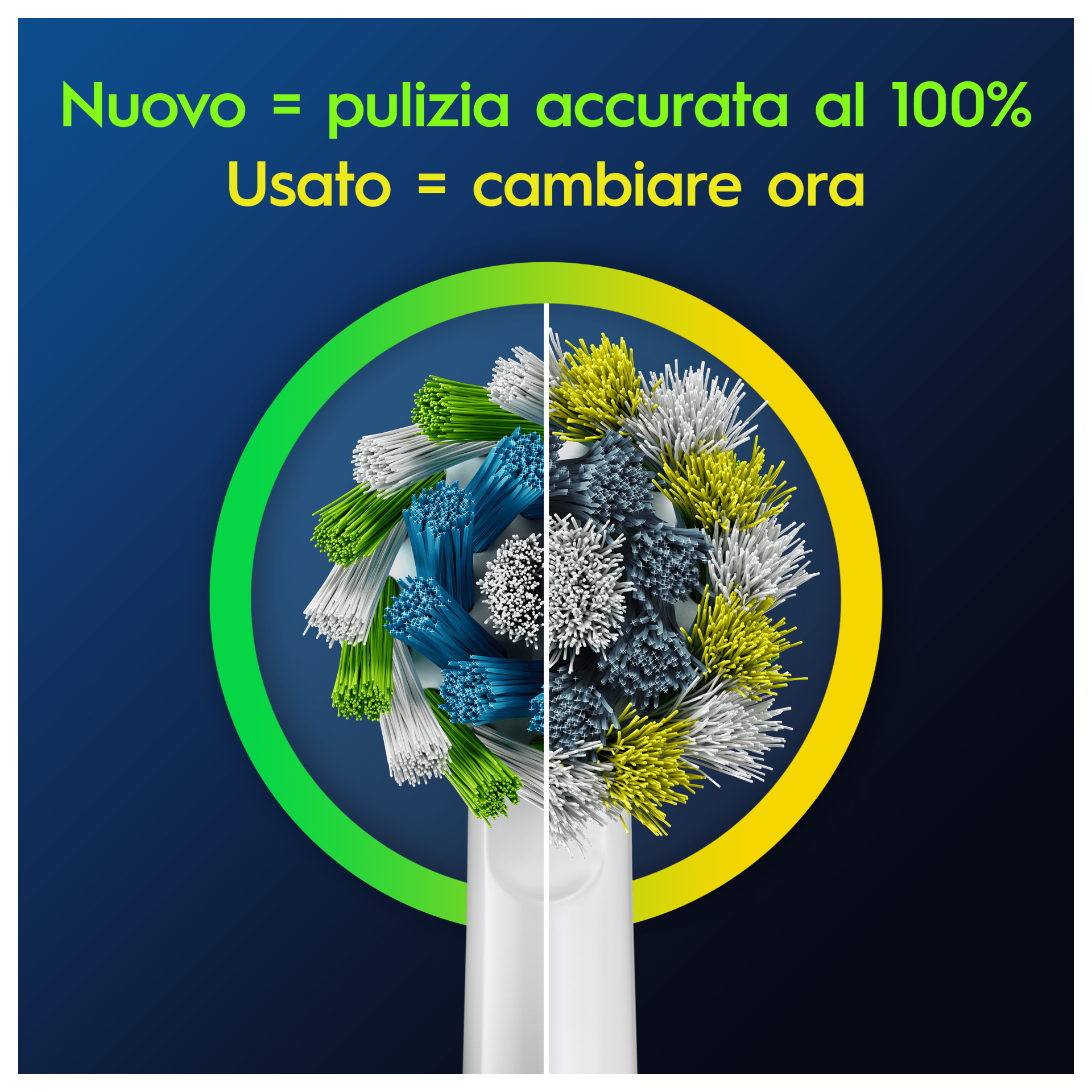 Oral-B Testine Di Ricambio Pro Cross Action Bianco, 8 Testine