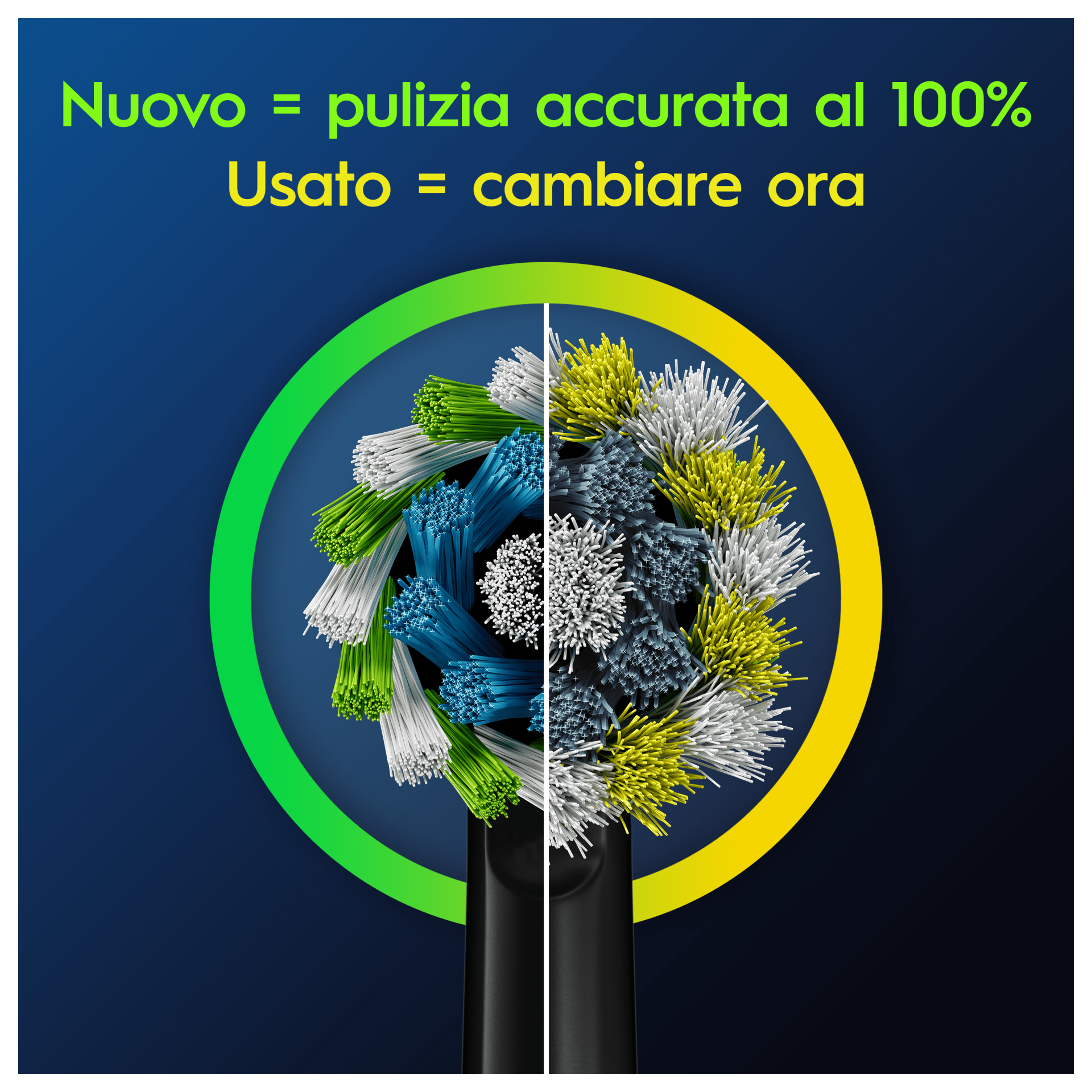 Oral-B Testine Di Ricambio Pro Cross Action Nero. 12 Testine. Adatto Per  Buca Delle Lettere